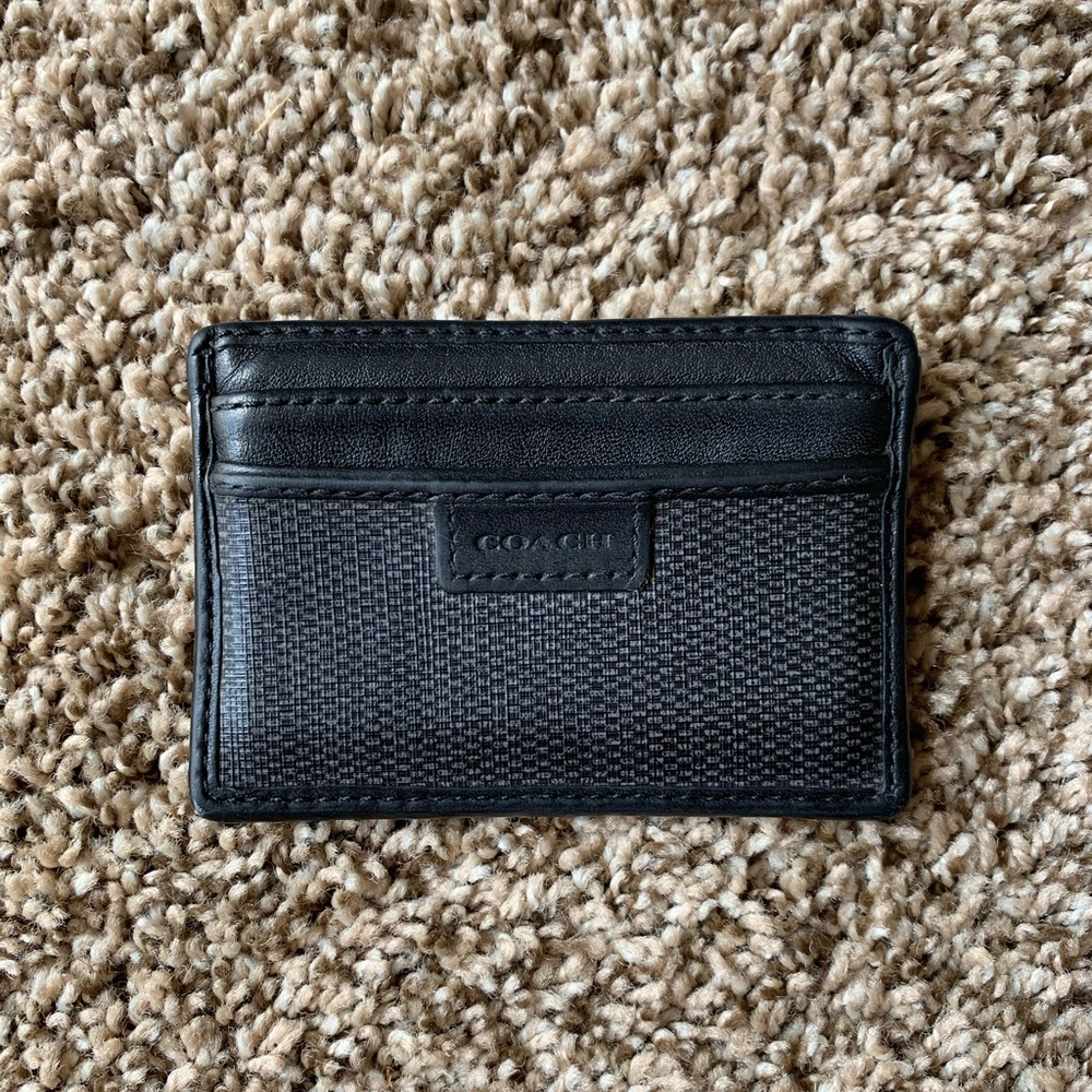 Coach Card Case (Black)